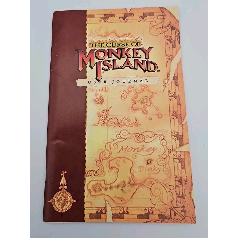 Lucasarts The Curse Of Monkey Island User Journal PC Game Manual Original